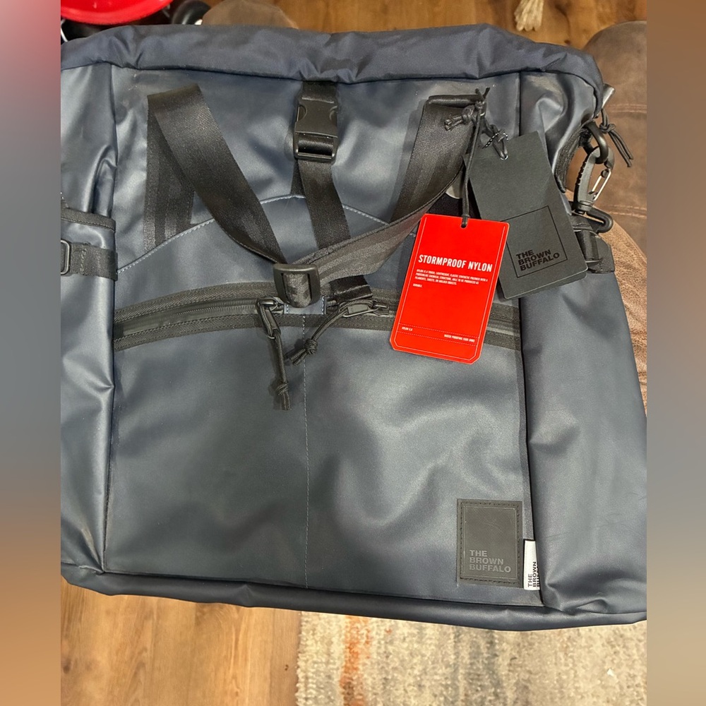 New the brown buffalo nylon bag